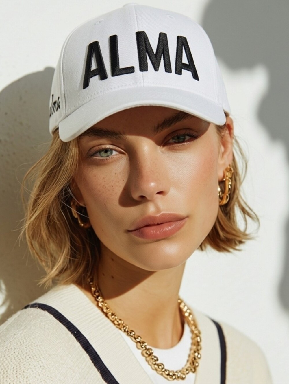 G/FORE G Alma Print Snapback Hat White Flexfit Tech Casual Lightweight Golf Cap